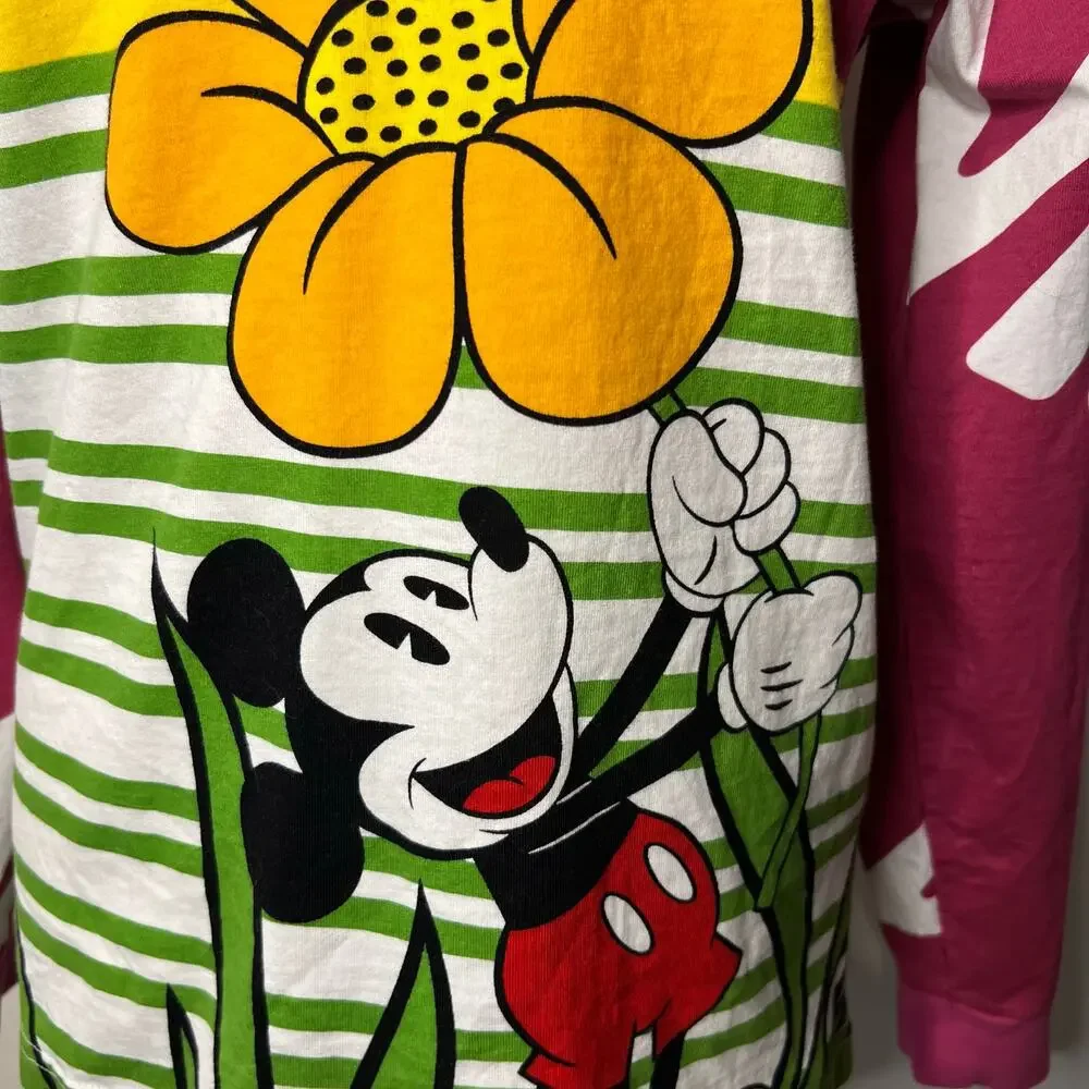 Disney Mickey Mouse Long Sleeve Tee Shirt Size S